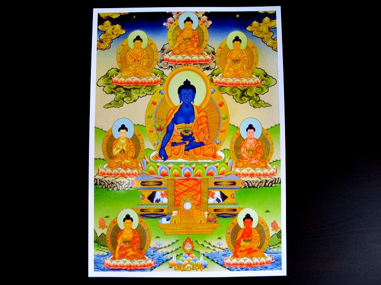 Medicine Buddha Mantra Card